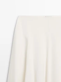 Flowing godet midi skirt - STUDIO