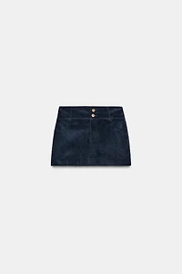 CORDUROY MINI SKIRT