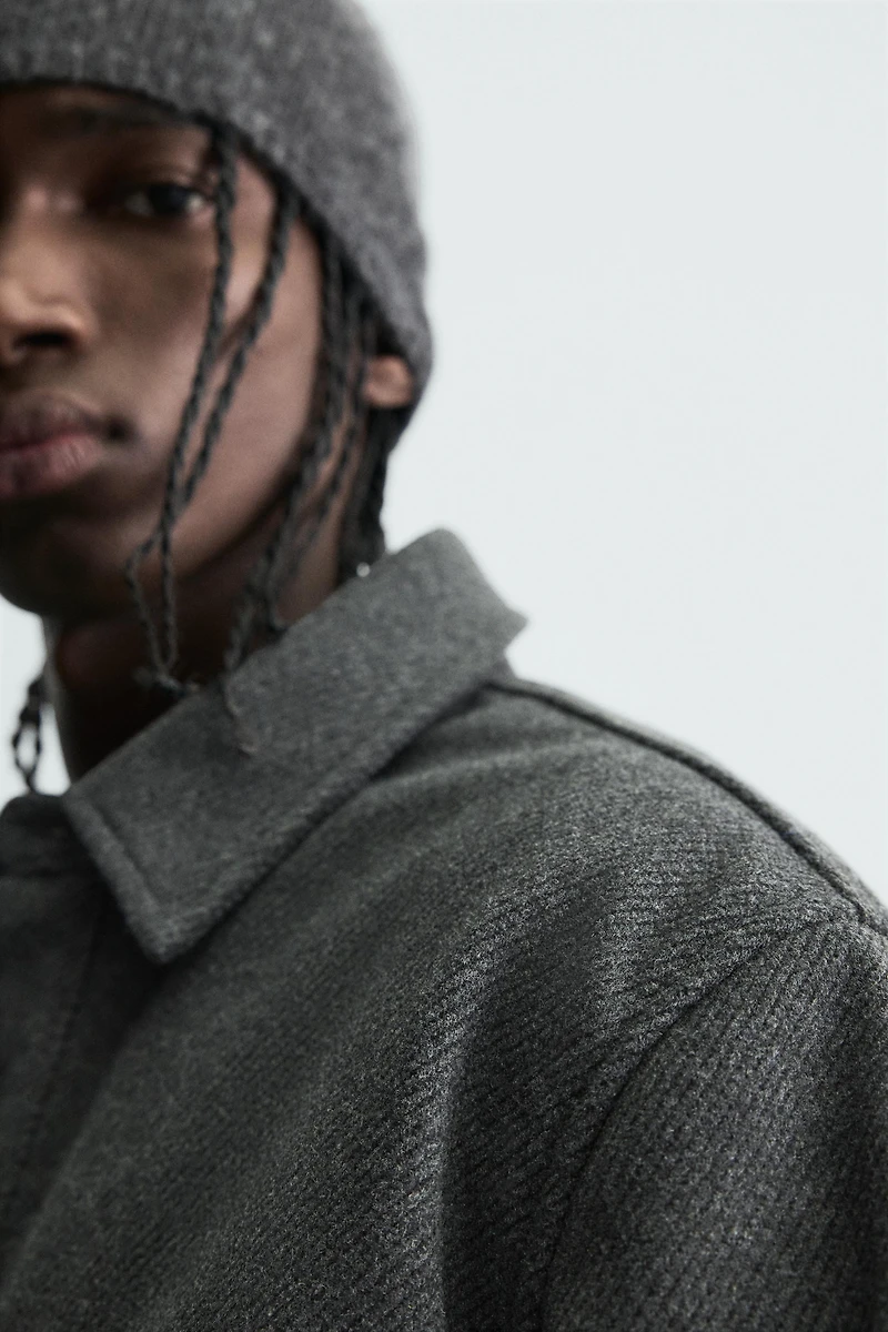 TWILL TEXTURED WATER REPELLENT OVERSHIRT