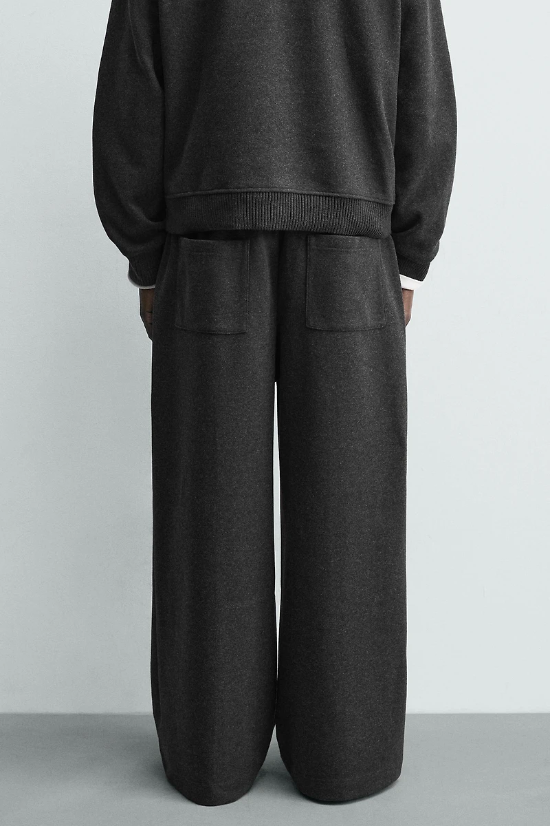 PANTALON DE JOGGING COUPE LARGE TEXTURÉ
