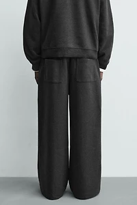 PANTALON DE JOGGING COUPE LARGE TEXTURÉ