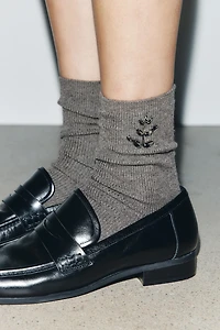 CHAUSSETTES UNIES BIJOUX