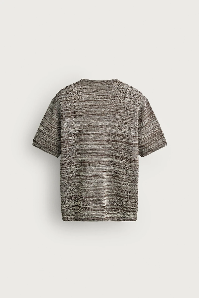 KNIT HENLEY SHIRT