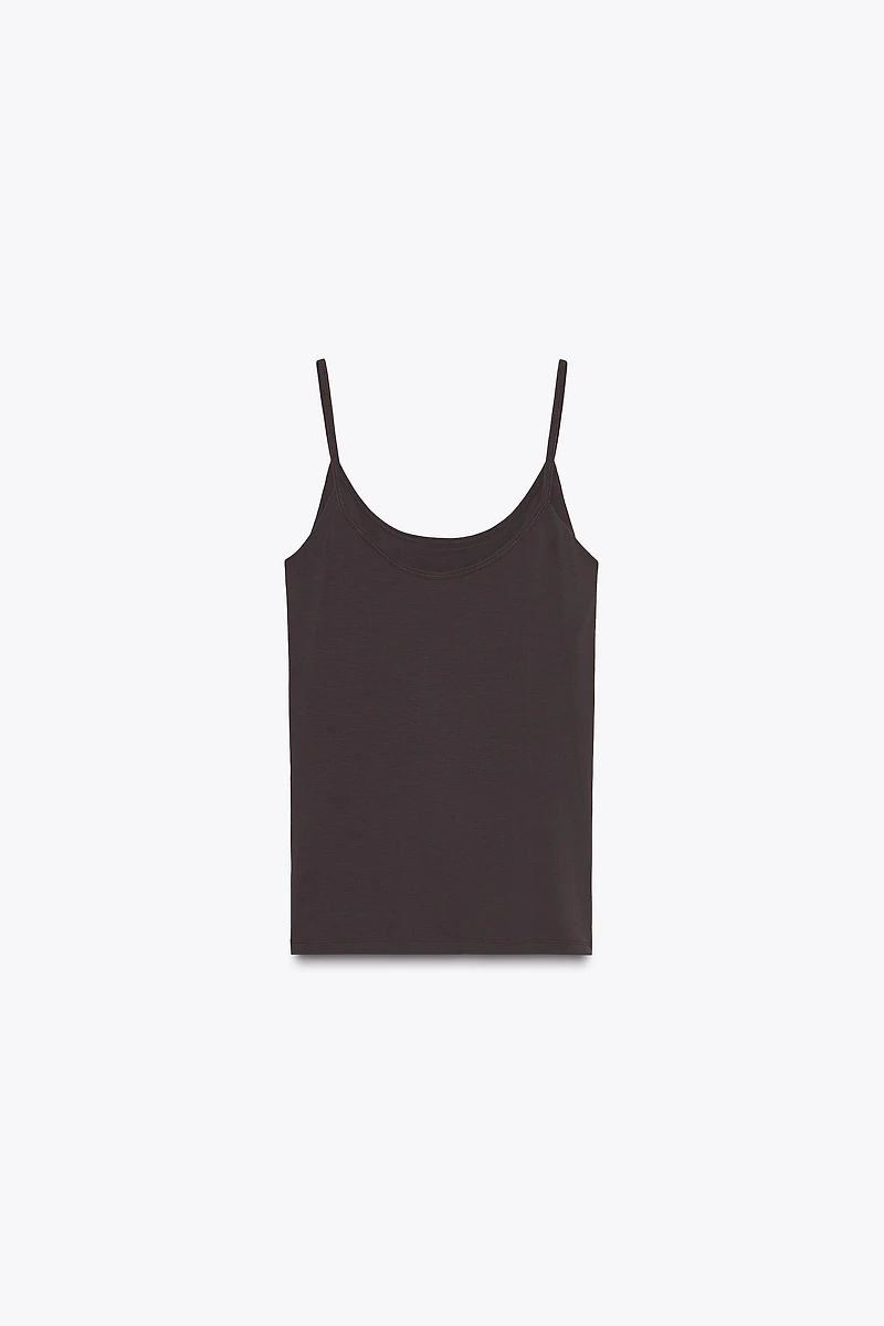 T-SHIRT LYOCELL AVEC TOP INTÉRIEUR
