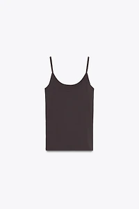 T-SHIRT LYOCELL AVEC TOP INTÉRIEUR