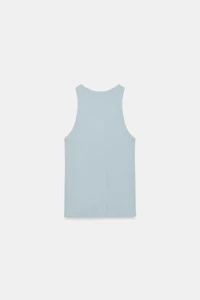 BUTTONED RIB TOP