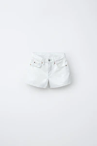 HEART PATCH DENIM SHORTS