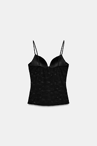 LACE STRAP TOP