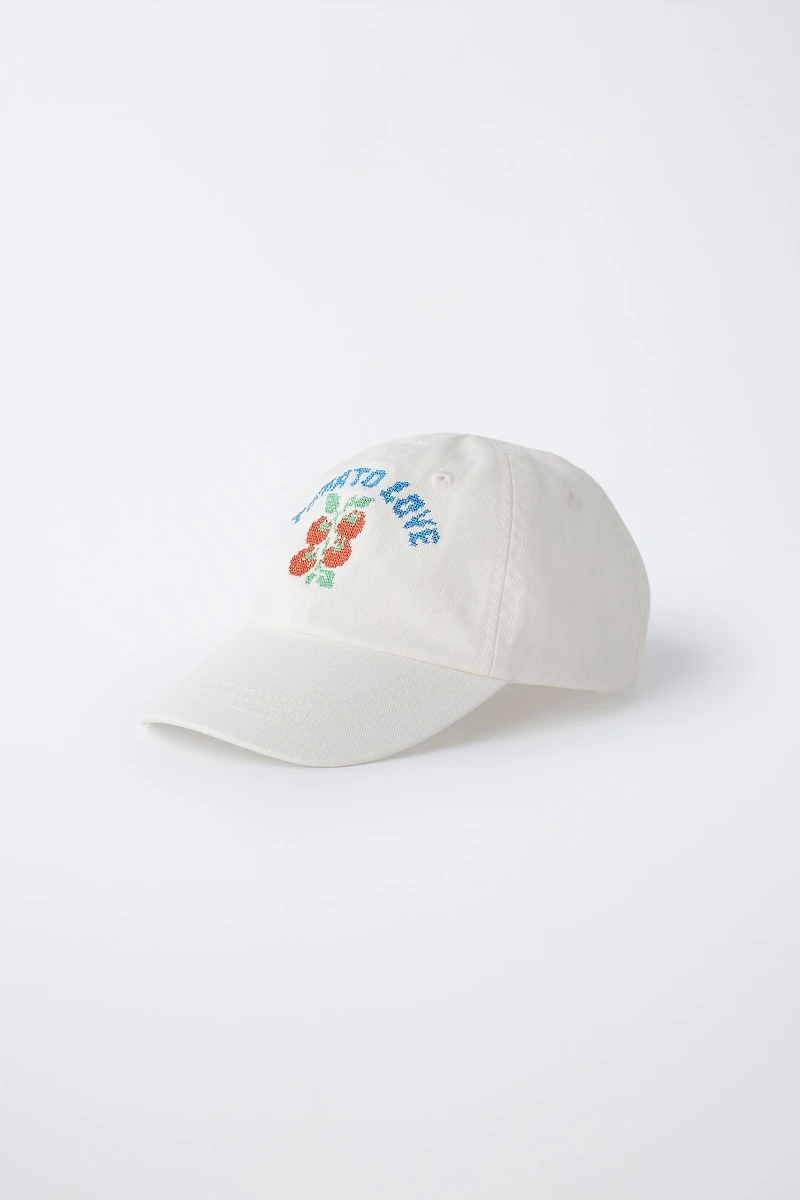 EMBROIDERED TOMATO CAP