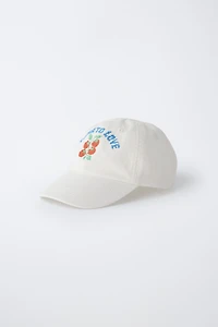 EMBROIDERED TOMATO CAP