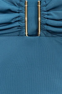 DRAPED HALTER TOP