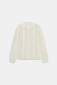 CHEMISE ROMANTIQUE EN PLUMETIS