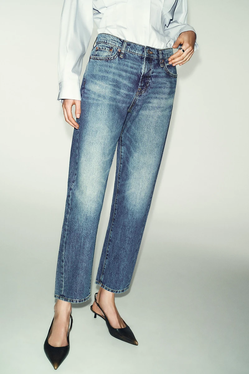 Z1975 CROPPED MID-RISE JEANS