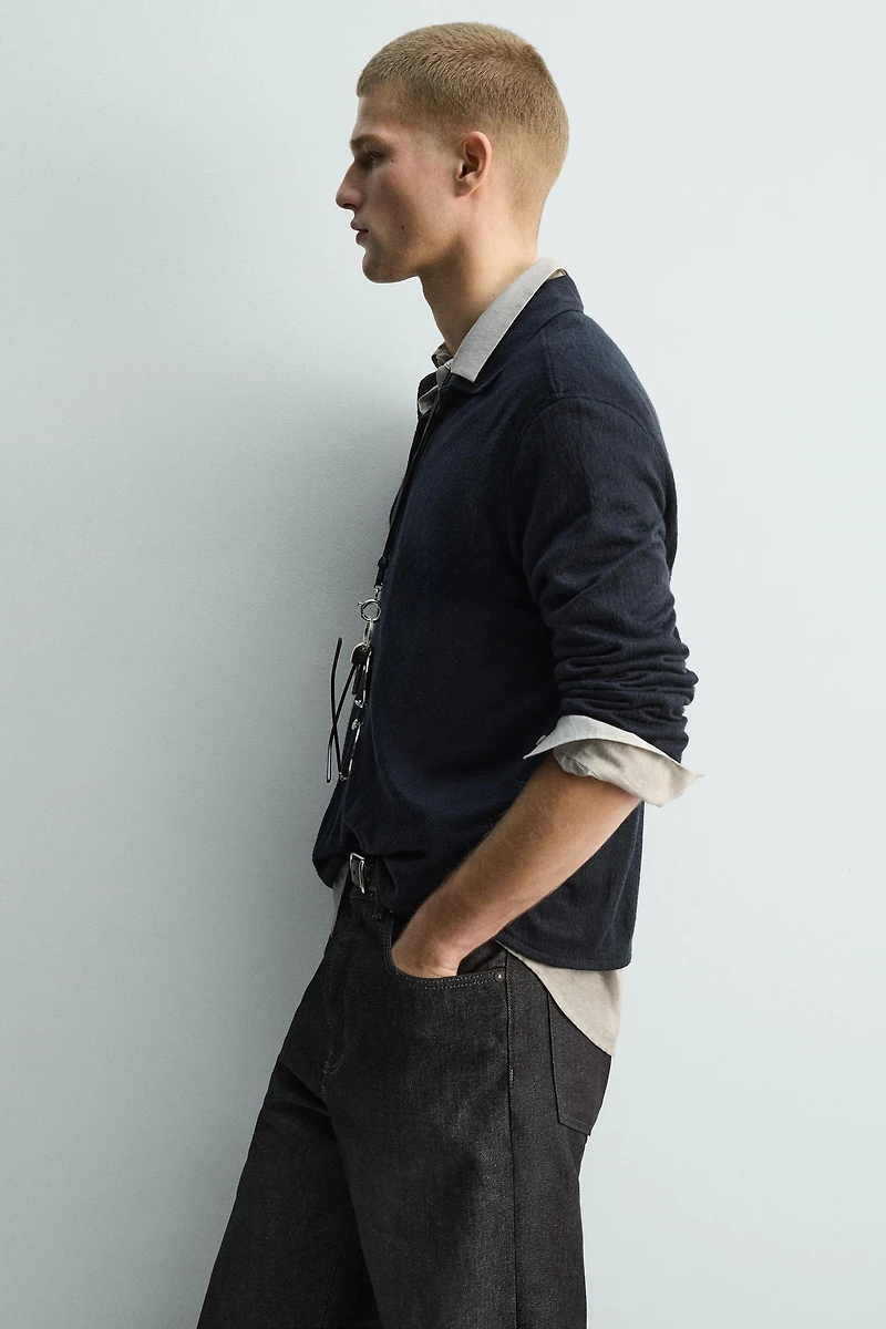 CHEMISE POLO TEXTURÉE