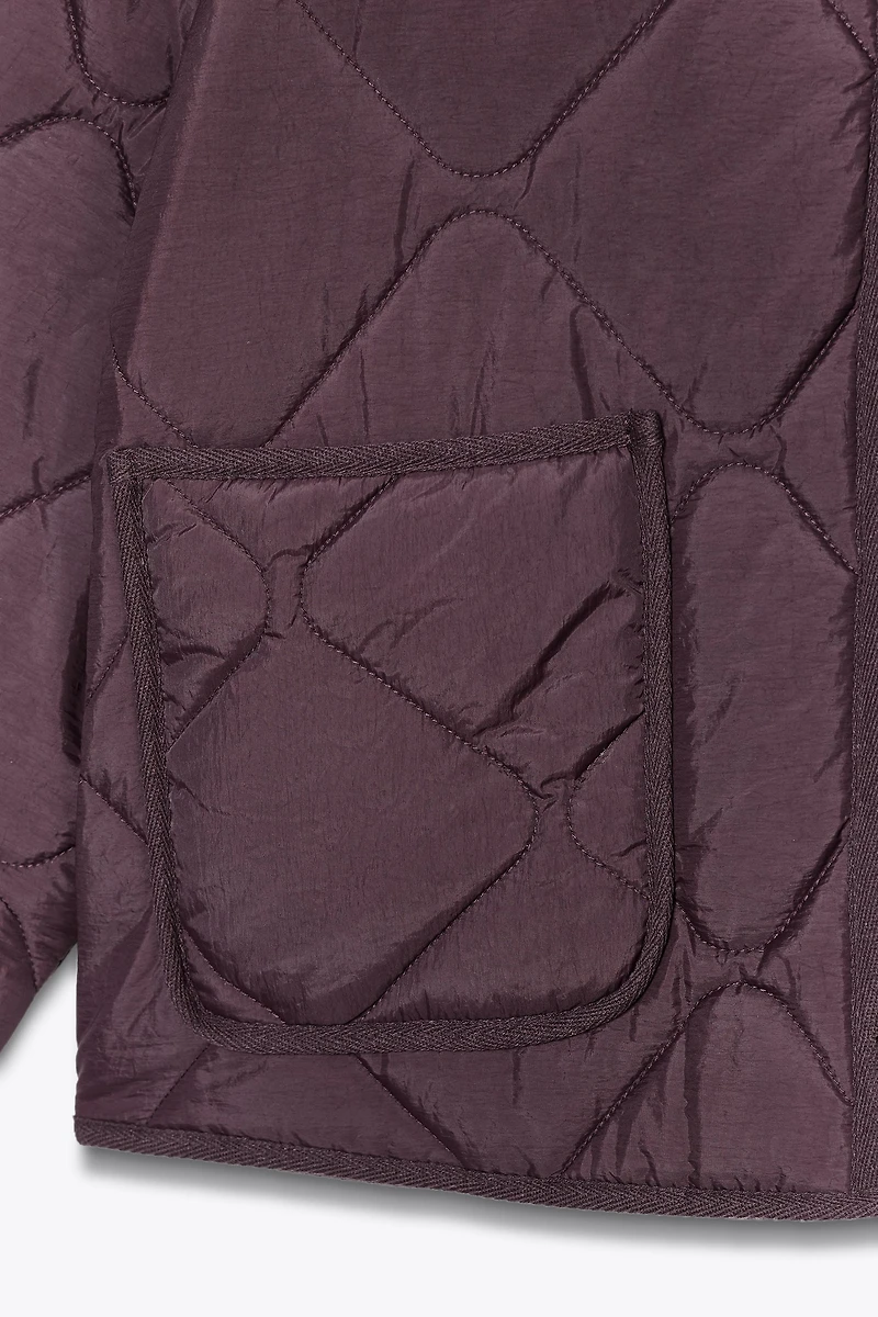 VESTE MATELASSÉE À POCHES PLAQUÉES