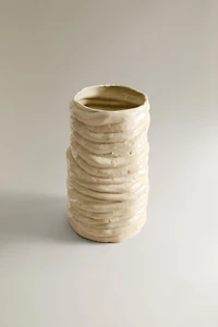 WAVY CERAMIC VASE X COLLAGERIE