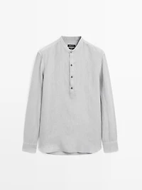 100% linen shirt