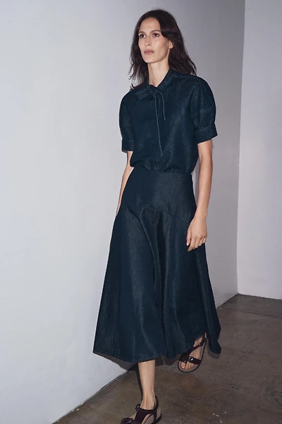 JUPE MIDI EN JEAN ZW COLLECTION