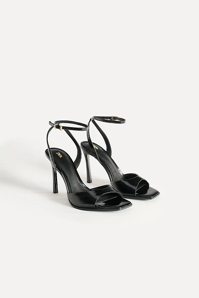HIGH HEELED LEATHER SANDALS 50TH ANNIVERSARY
