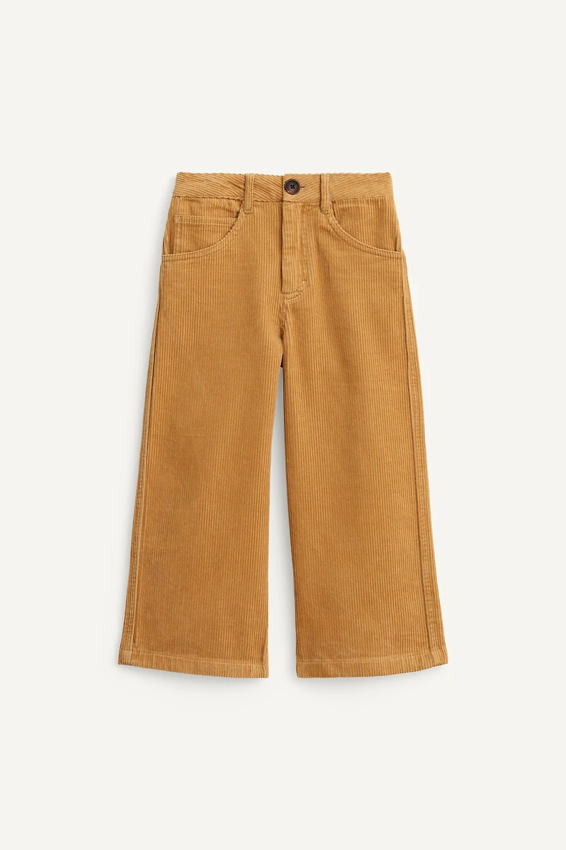 LIMITED EDITION CORDUROY WIDE LEG PANTS