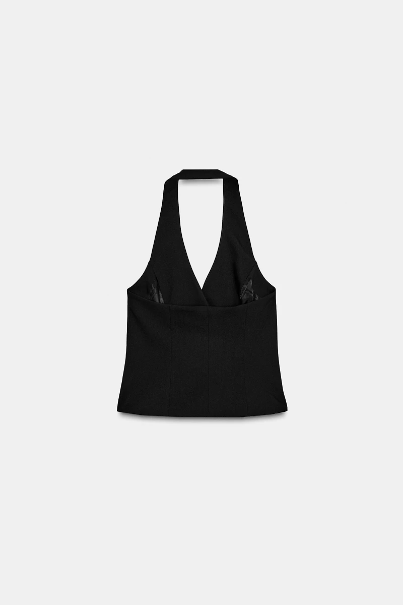 GILET HALTER SMOKING