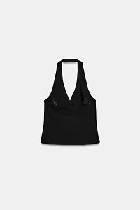 GILET HALTER SMOKING