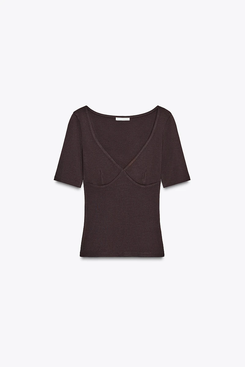 T-SHIRT EN COTON MODAL