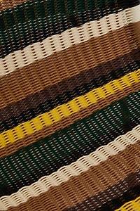 MULTICOLORED WOVEN CHAIR X COLLAGERIE