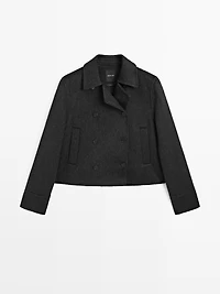 Short faux fur coat