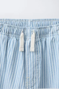STRIPED BALLOON PANTS