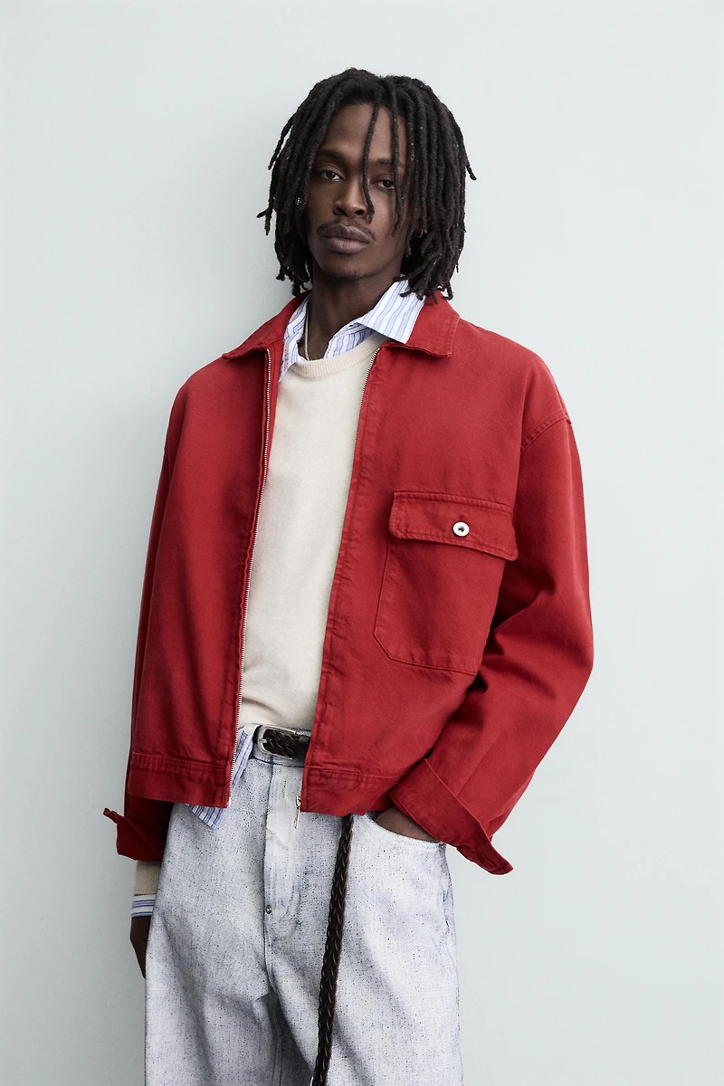 RELAXED FIT DENIM JACKET