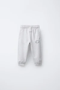 BASIC TEXT JOGGER PANTS