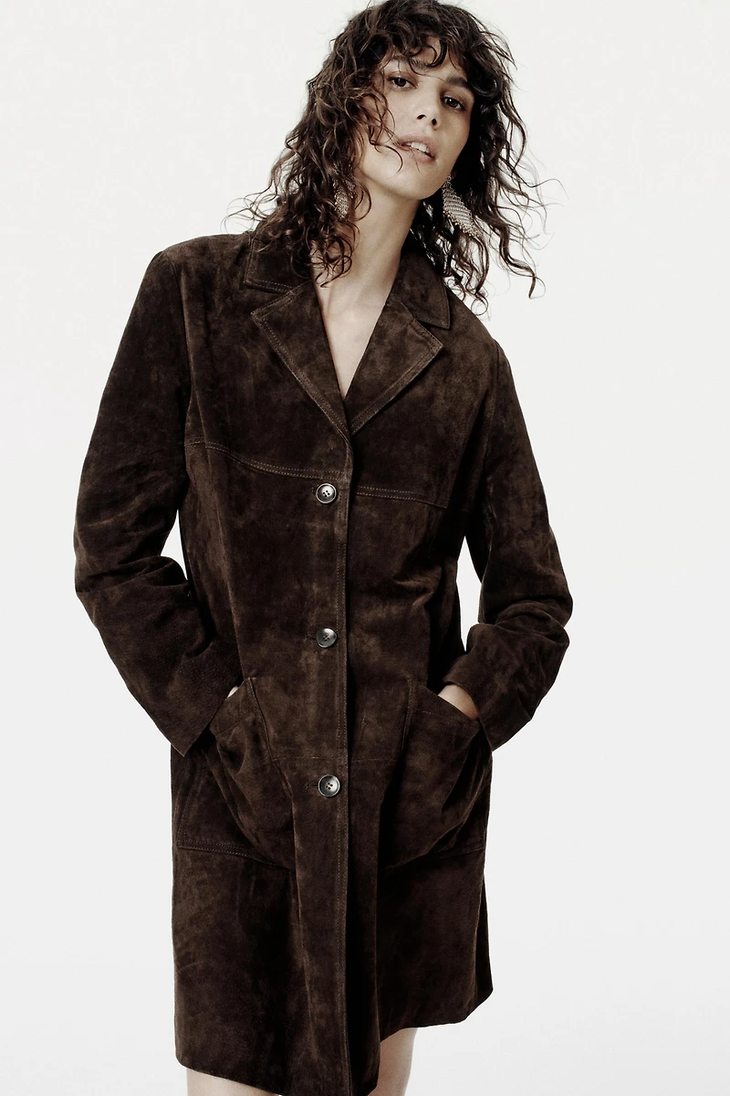 100% SUEDE COAT ZW COLLECTION LIMITED EDITION