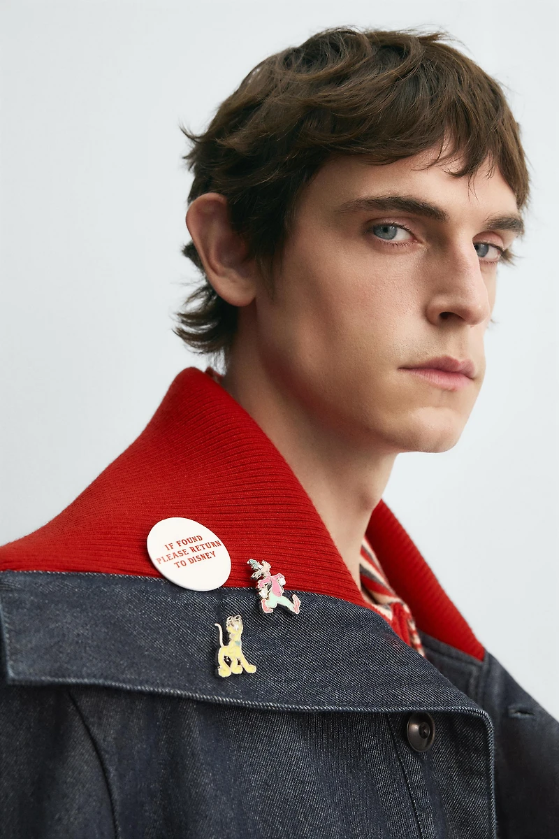 VESTE EN DENIM RIB HARRY LAMBERT FOR ZARA X DISNEY
