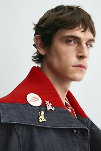 VESTE EN DENIM RIB HARRY LAMBERT FOR ZARA X DISNEY