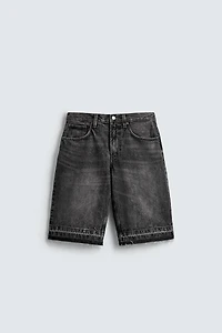 BAGGY FIT DENIM SHORTS
