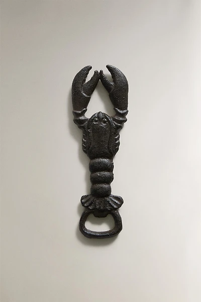 CAST IRON LOBSTER BOTTLE OPENER