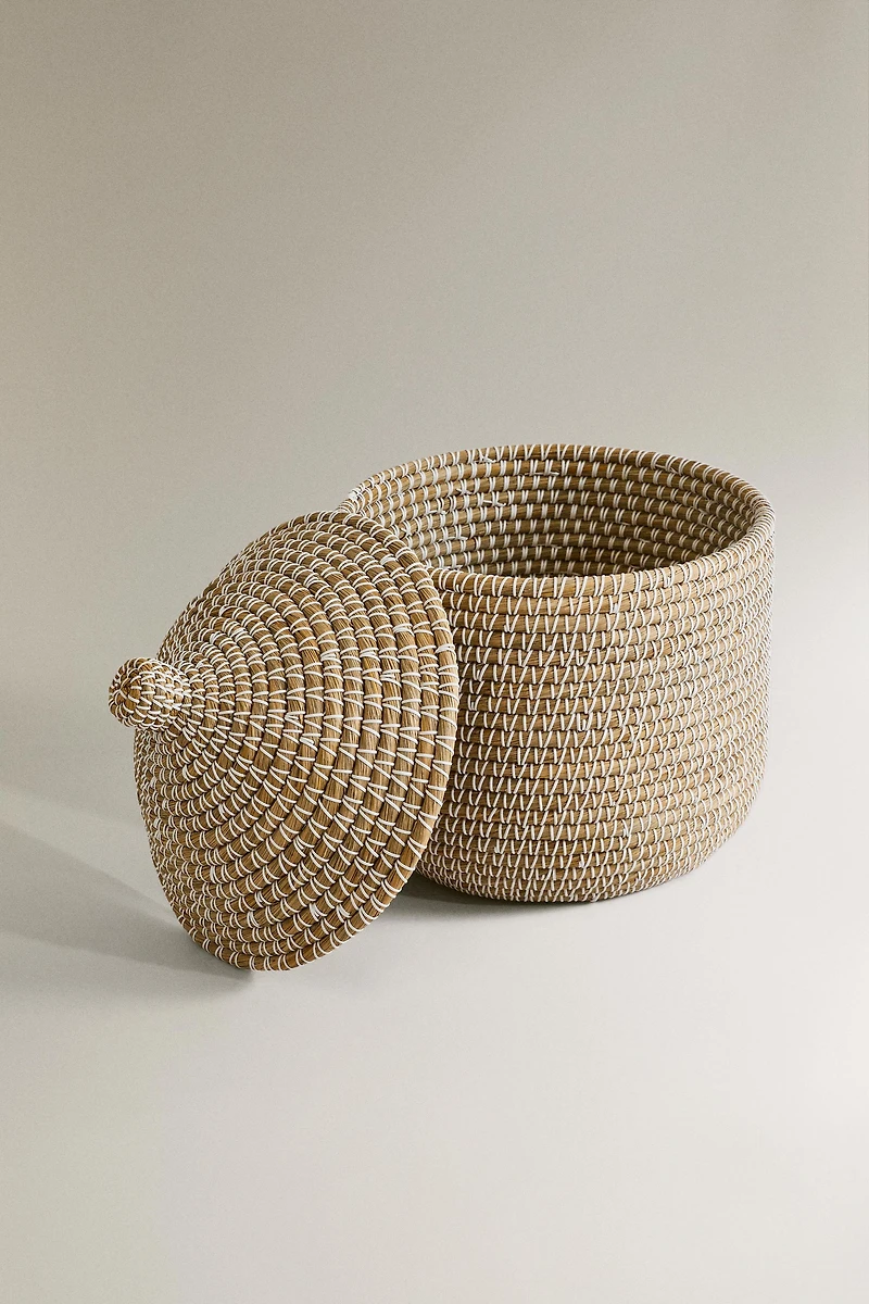 ROUND BASKET WITH LID