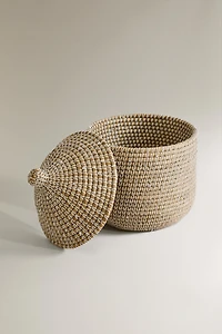 ROUND BASKET WITH LID