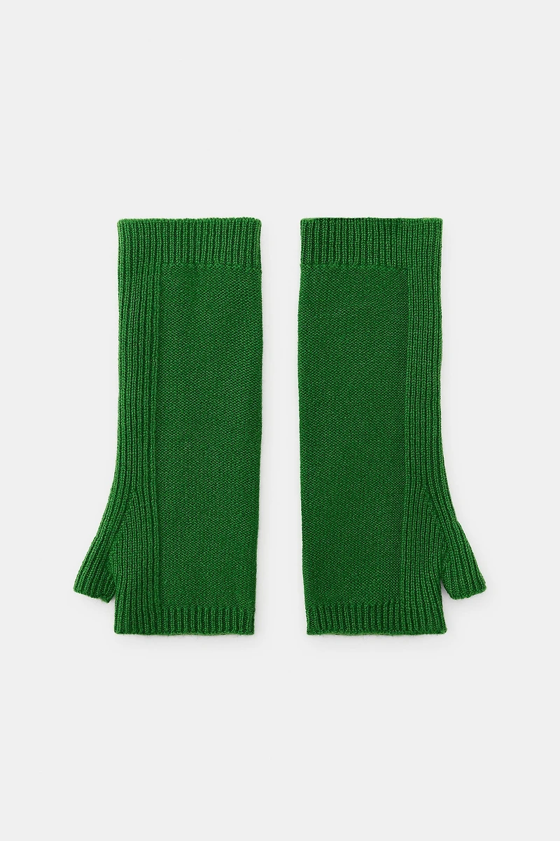 100% WOOL LONG MITTENS