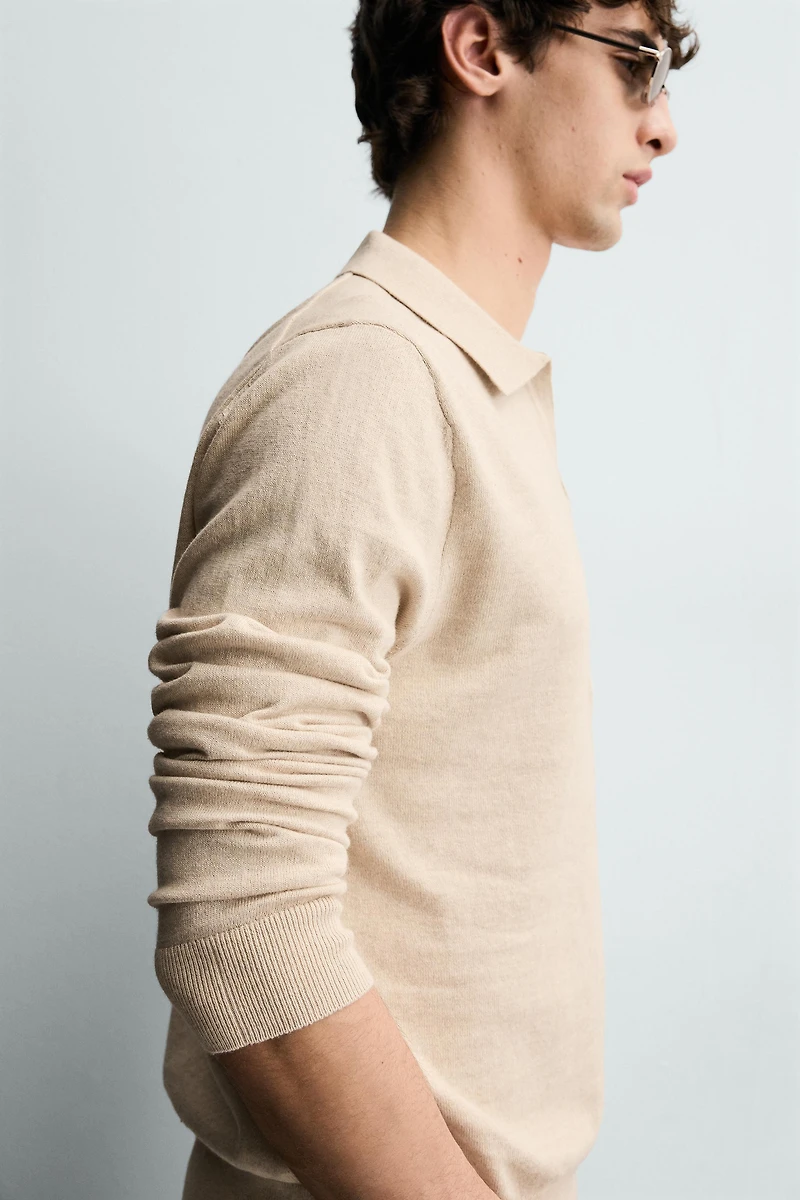 REGULAR FIT KNIT POLO SHIRT