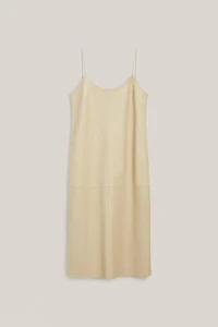 Robe midi en cuir nappa - LIMITED EDITION