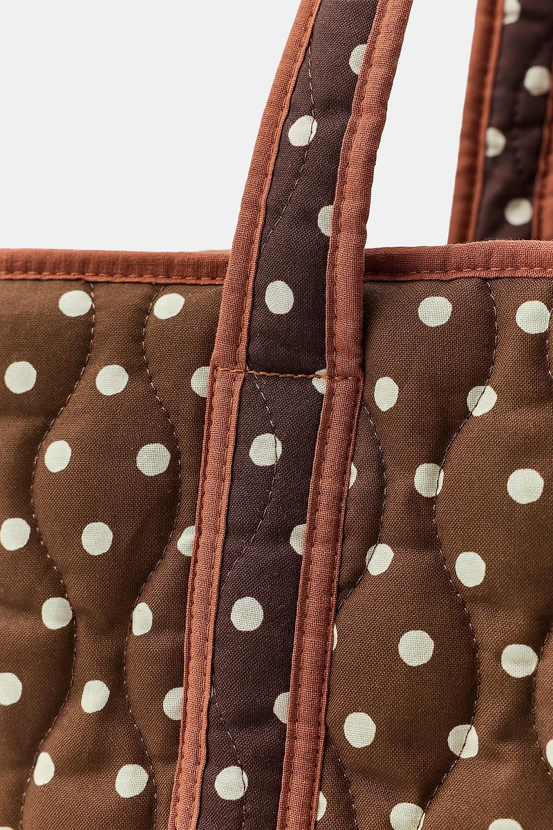 POLKA DOT QUILTED BAG