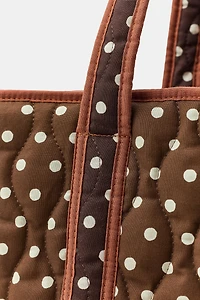POLKA DOT QUILTED BAG