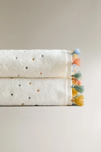 CHILDREN'S TASSEL BATH TOWEL