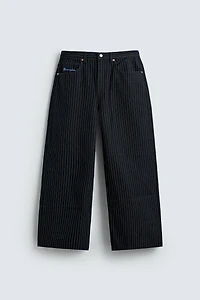 CHAMPION ® X ZARA STRIPED BAGGY FIT JEANS