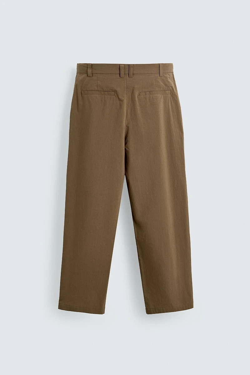 TECHNICAL WIDE FIT SUIT PANTS