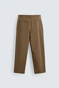 TECHNICAL WIDE FIT SUIT PANTS