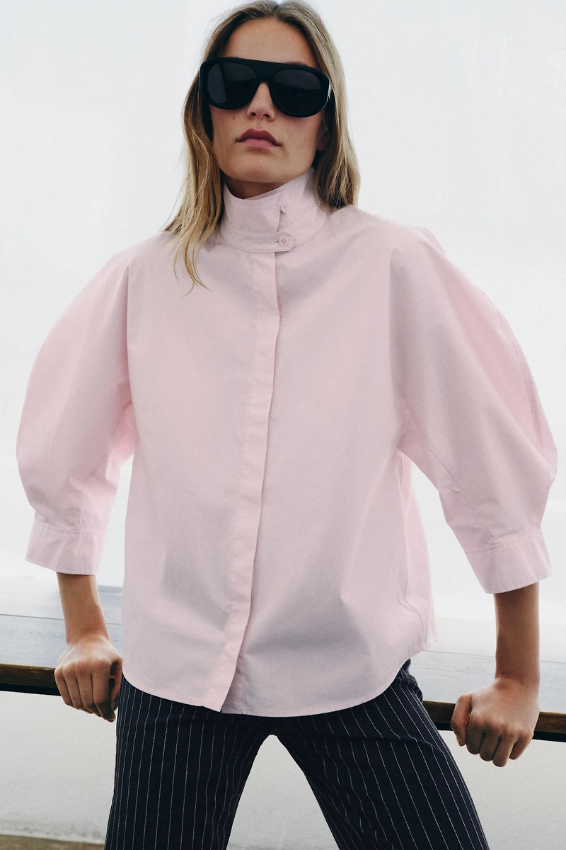 ZW COLLECTION PUFF SLEEVE SHIRT