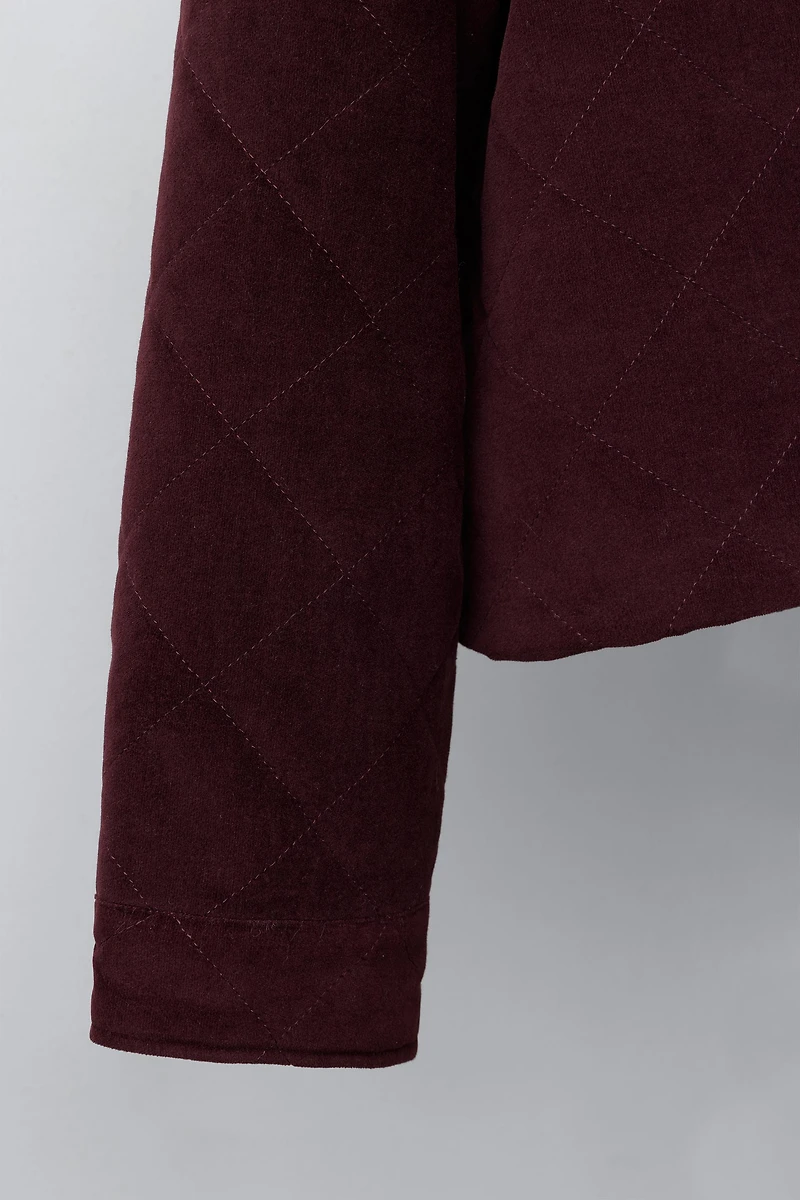 VELVET PETER PAN COLLAR JACKET